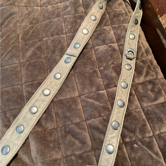 Hammitt Tan Leather Crossbody Bag with Silver Details - Picture 5 of 13